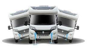 Motorhome automatic hydraulic levelling system